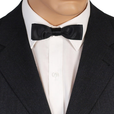 Skinny Black Bow Tie