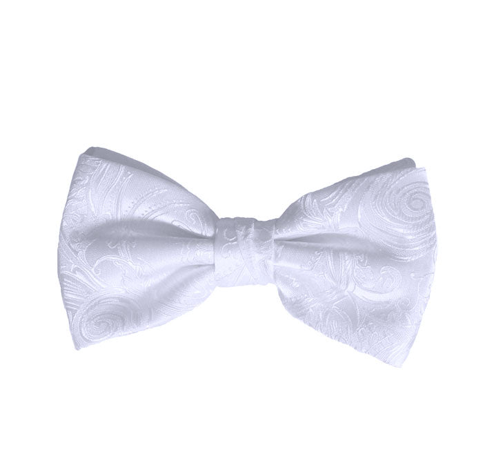 White Tapestry Bow Tie