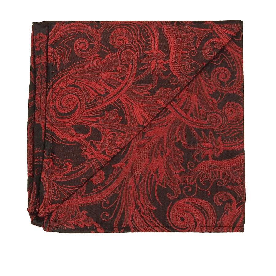 Red Tapestry Pocket Square