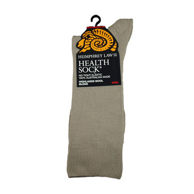 Beige Fine Wool Health Socks