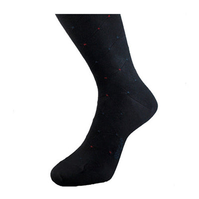 Black Dotted Socks