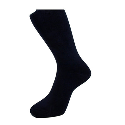 Navy Blue Cotton Socks