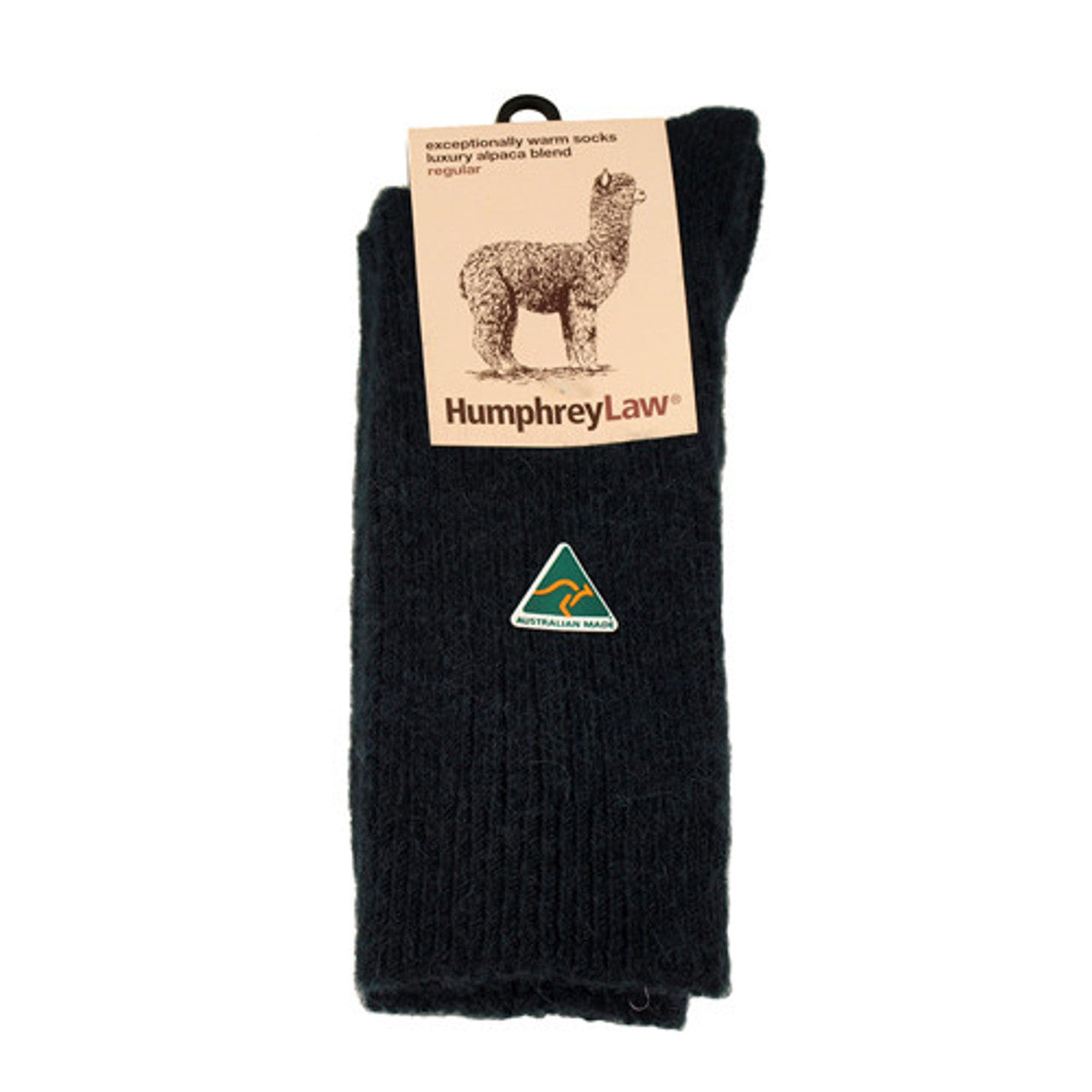 Alpaca Charcoal Socks