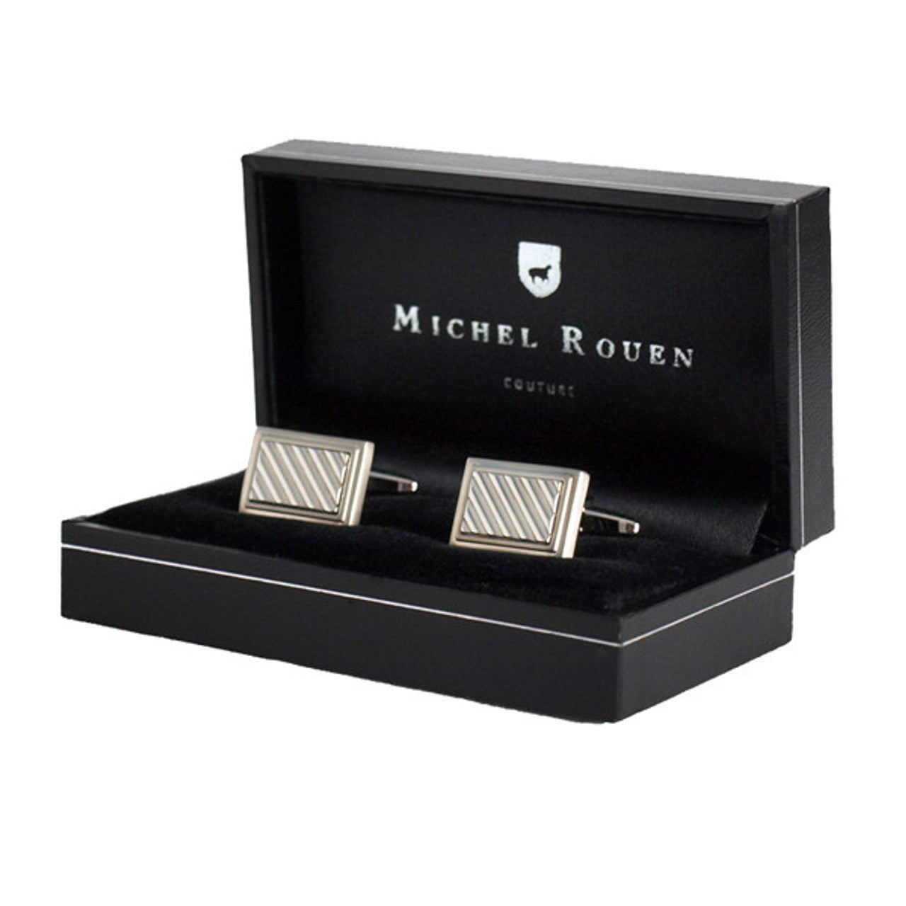 Silver Rectangle Cufflinks