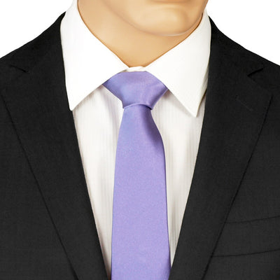 Purple Skinny Tie