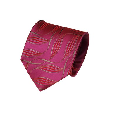 Mens Pink Silk Tie