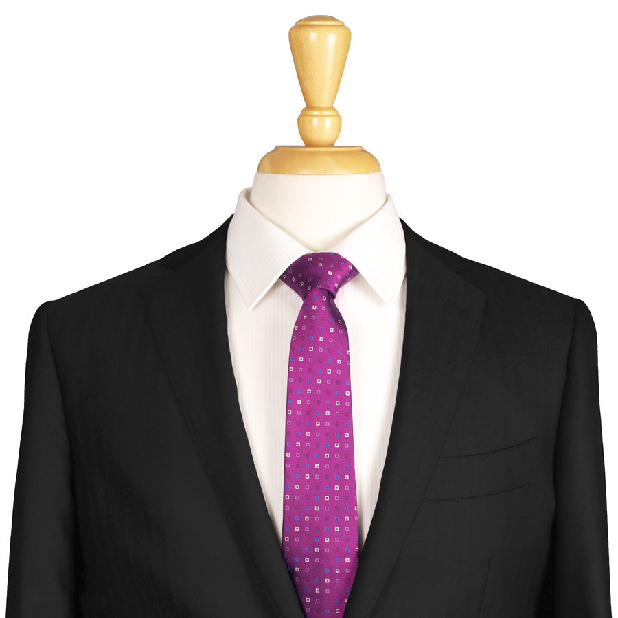 Slim Purple Silk Tie