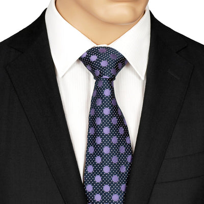 Navy Polka Dot Tie