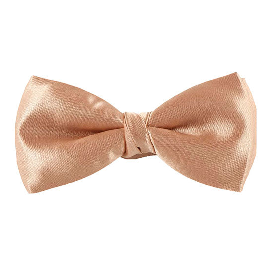 Caramel Satin Bow Tie