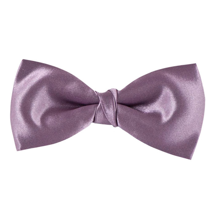 Orchid Satin Bow Tie