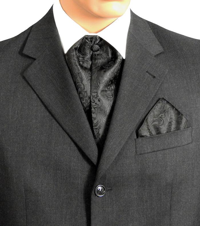 Black Floral Cravats