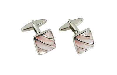 Pink Mother Of Pearl Cufflinks