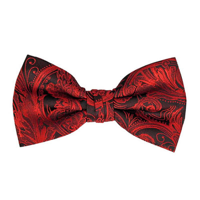 Scarlet Tapestry Bow Tie