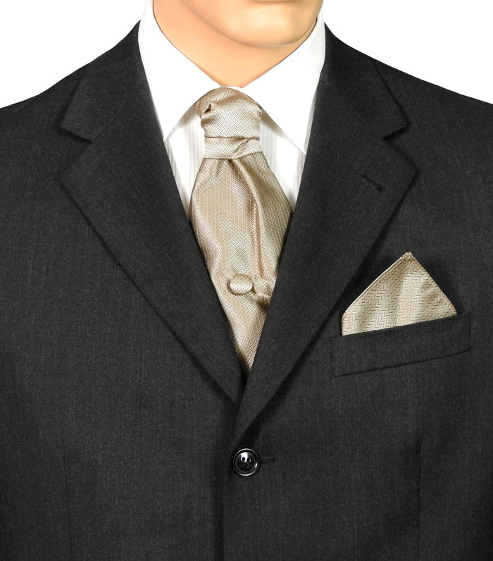 Champagne Gold Fatboy Tie