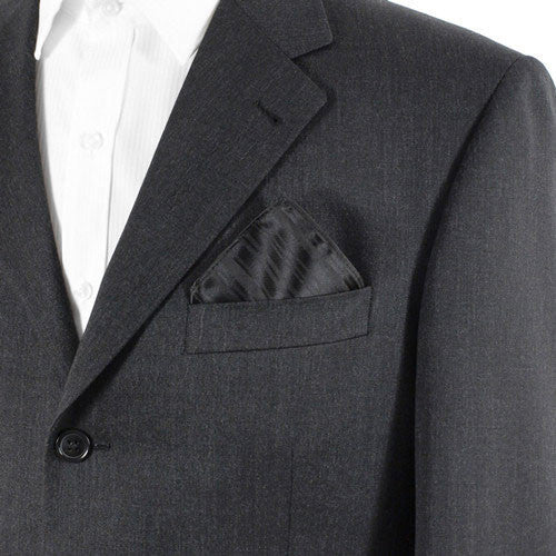 Black Striped Pocket Handkerchief