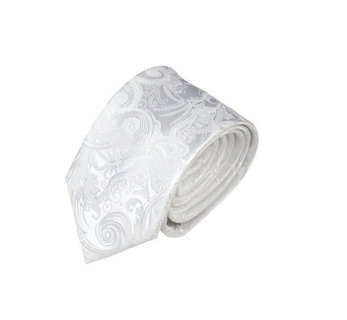White Tapestry Tie