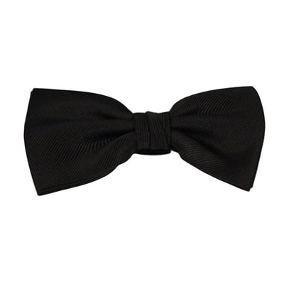 Black Silk Bowties