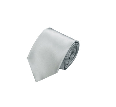 Silver Silk Ties