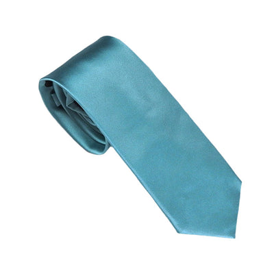 Turquoise Silk Necktie