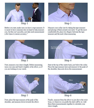 How to measure for shirt sleeve size